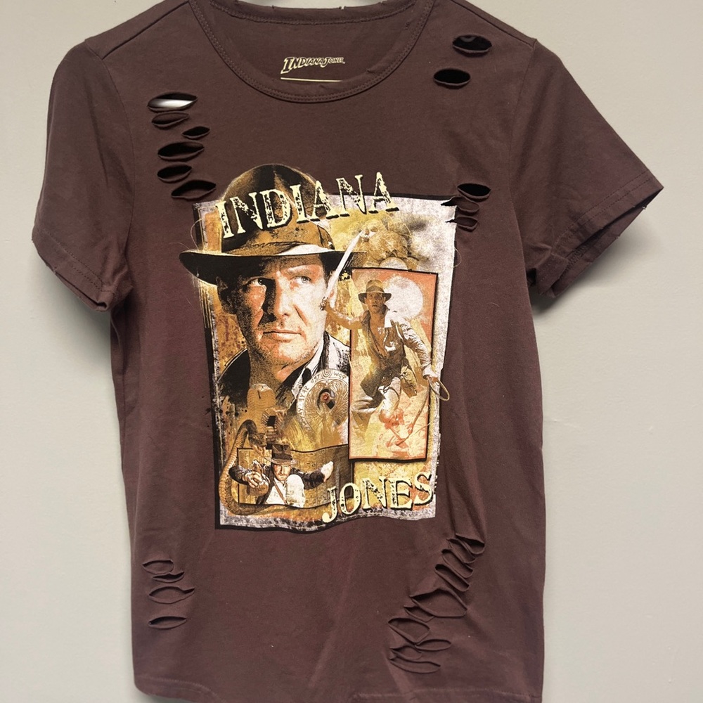 Her Universe Dark Brown Indiana Jones Graphic Tee